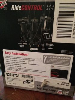 Air lift ride control new never used.