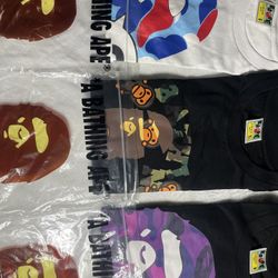 Different Sizes And Colorway Bape