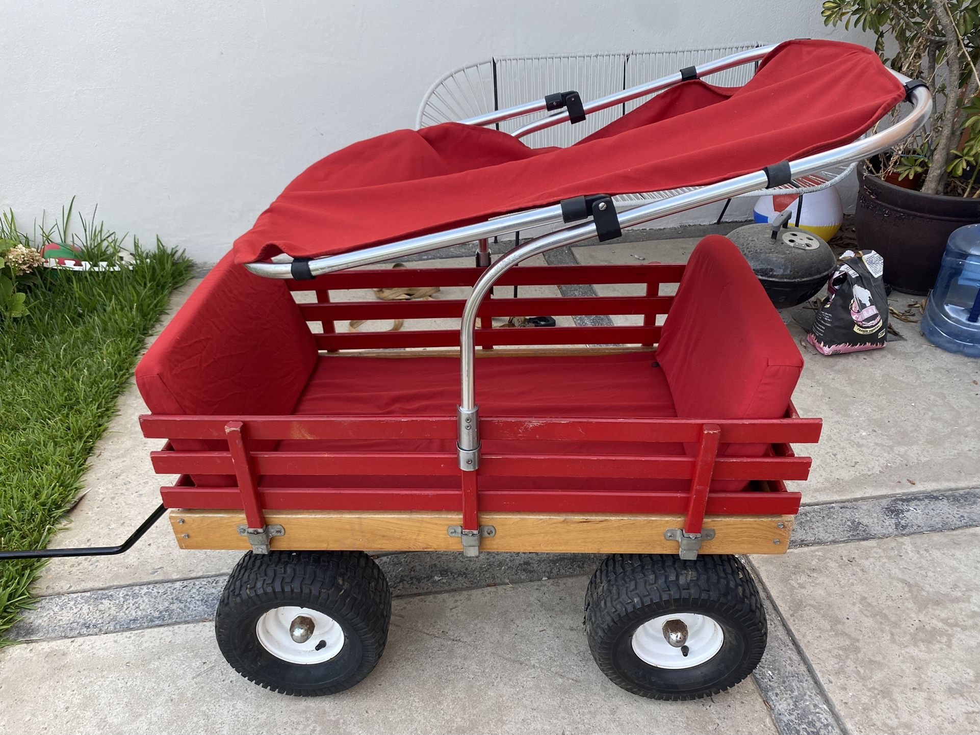 Cartwheel Wagon with Canopy