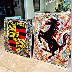 Custom Super Car Artwork Of All Sizes/ Styles 