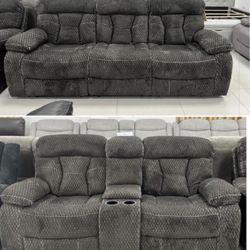 Reclining Sofa And Love Seat