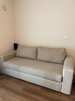 Living Spaces Acosta Beige Condo Sofa