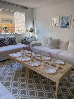 Two Foldable Boho Tables