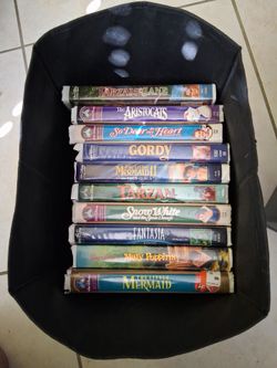 Lot of 10 Disney VHS Tapes