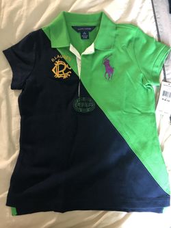 New Ralph Lauren Girls Polo Shirt