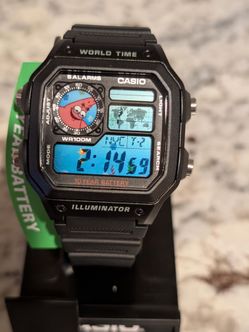 Patrick Star SpongeBob SquarePants inspired Casio AE1200 custom watch mod