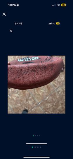 Signed Football