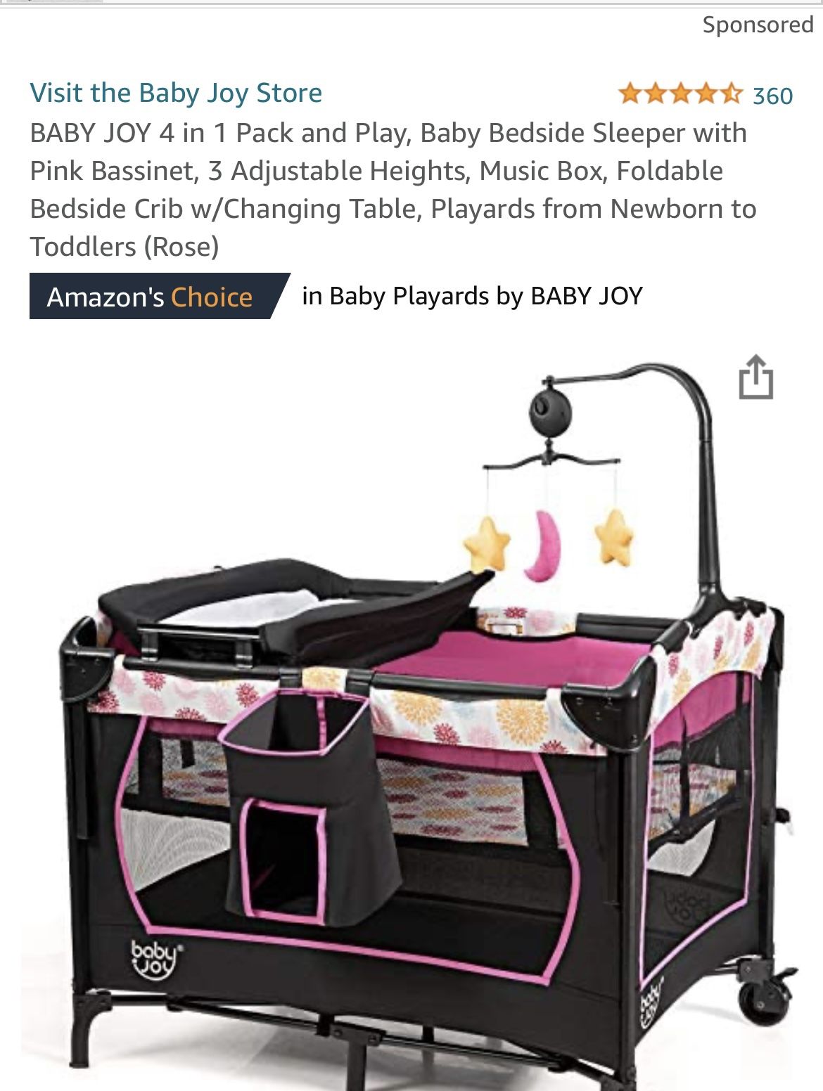 Baby Bedside Sleeper