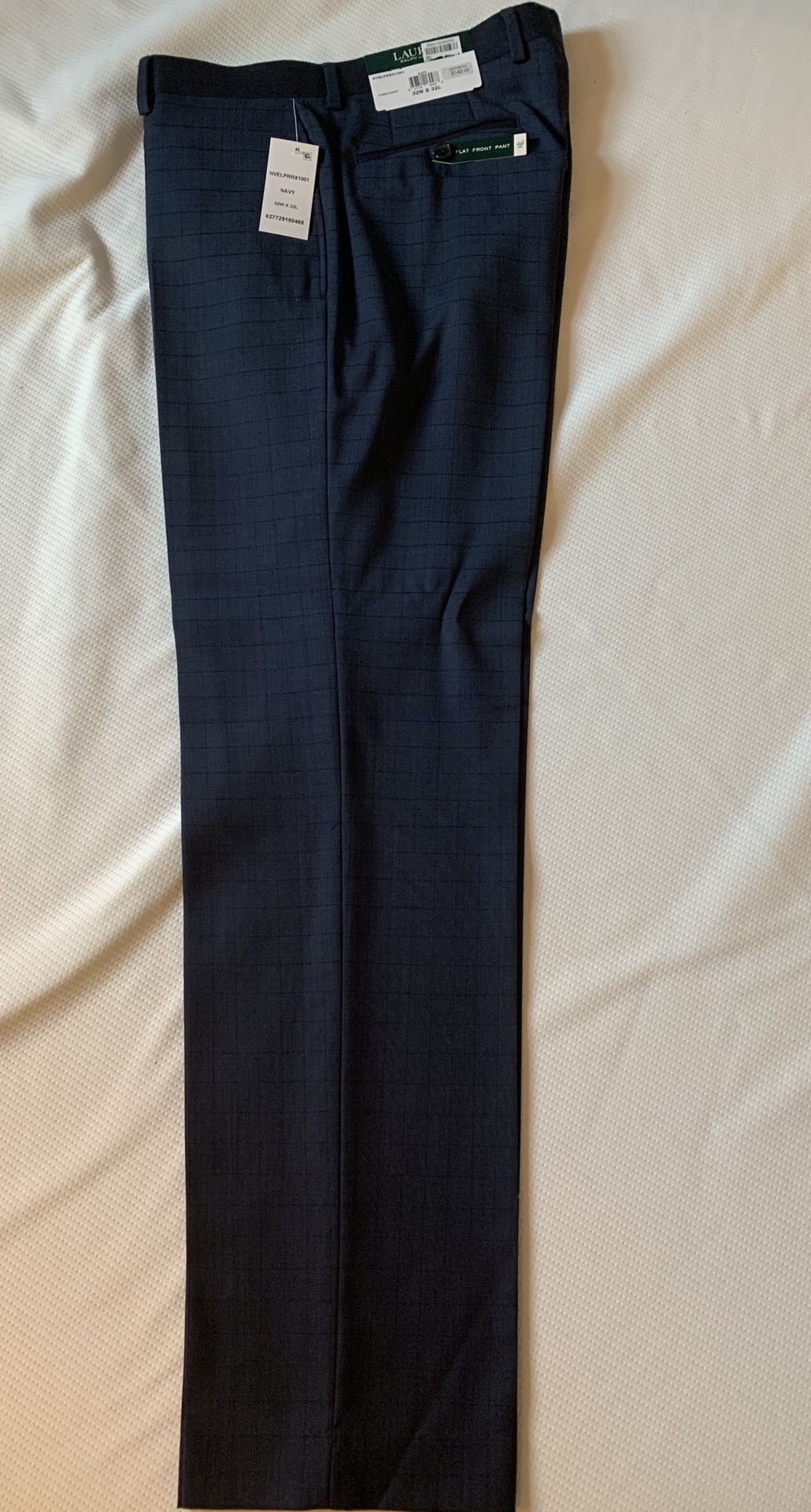 New Lauren Ralph Lauren 100% Wool Men’s Dress Pants 32 W x 32 L
