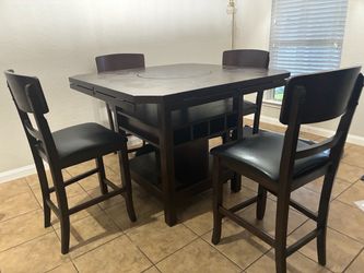 Free! Couch, coffee table, dining room table with chairs and queen bed frame