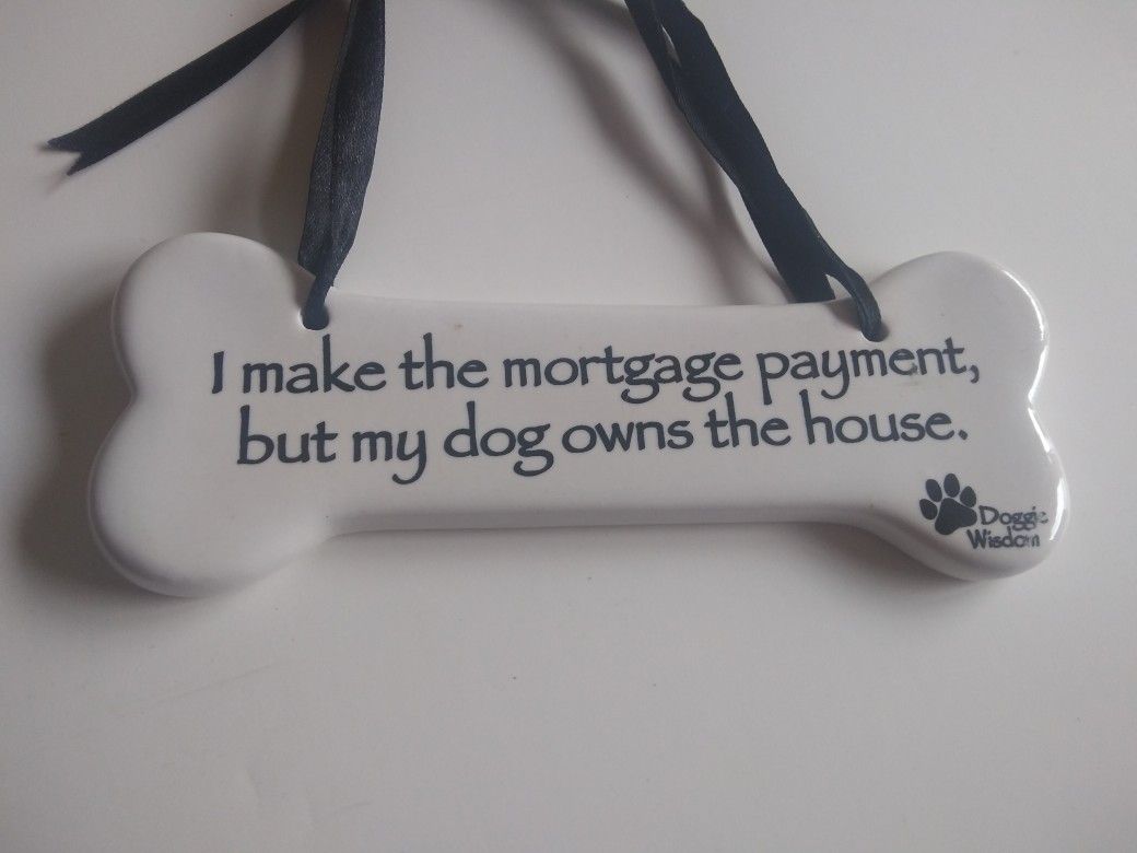 Doggi Wisdom Wall Hanging Bone