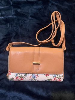 Floral shoulder bag