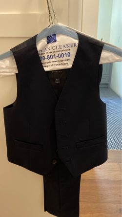 Crew cuts navy boys dress pants/vest 6-7