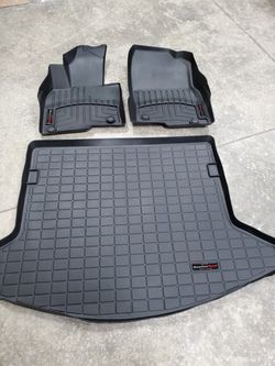 2018 Mazda CX 5 front and rear cargo Weathertech mats. Like new .