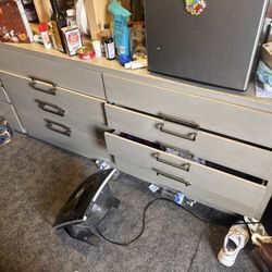 Long Grey Dresser