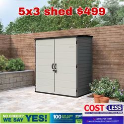 5x3 Shed