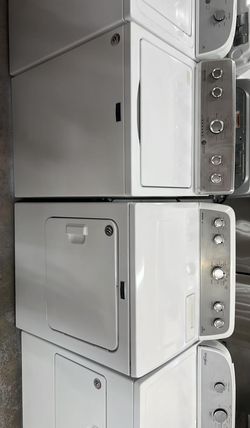 Maytag Top Load Washer & Dryer Set – Agitator, White, Tested
