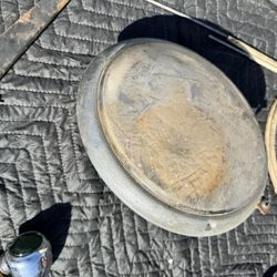 Vintage Og Vw Headlamps (2) Original Hella Glass