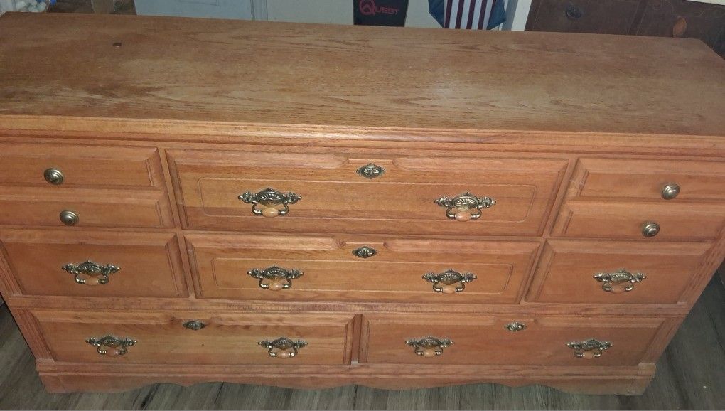 Dresser, Mirror And Night Stands