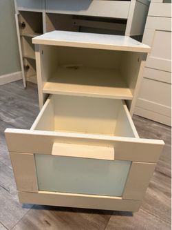 2 Pieces desk and end drawer