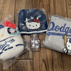 Dodgers Hello Kitty Gift Set 