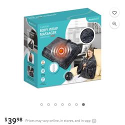 Heated massage blanket