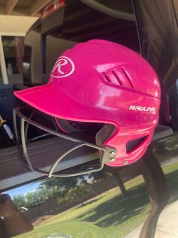 Softball helmet backpack fielding mask