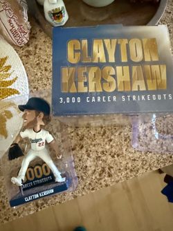 Klayton Kershaw 3000 Strikeout Bobblehead