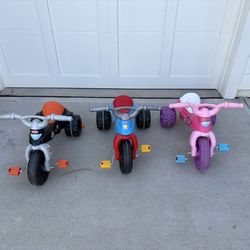 Kid’s tricycle ride on pedal bike