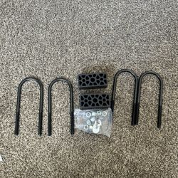 Rear 2” Lift Block & U-Bolt Kit for Ford F-150 1997–2003 – Also Fits Ford Bronco 1978–1979