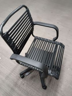 Bungee Office Chair With Arms Ergonomic Gray