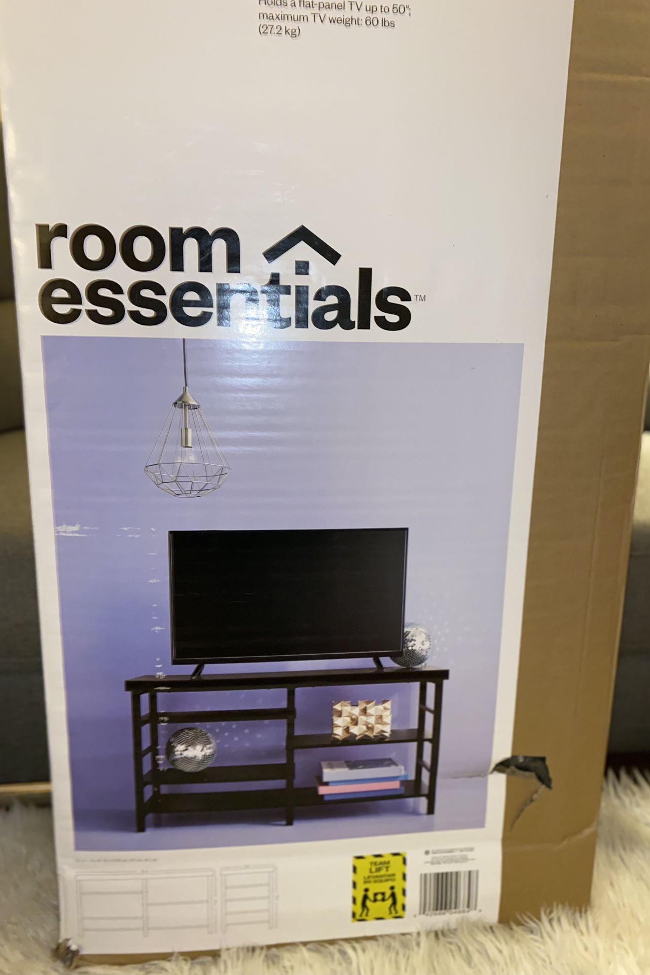 NIB-Adjustable Storage Media TV Stand/console from Room Essentials
