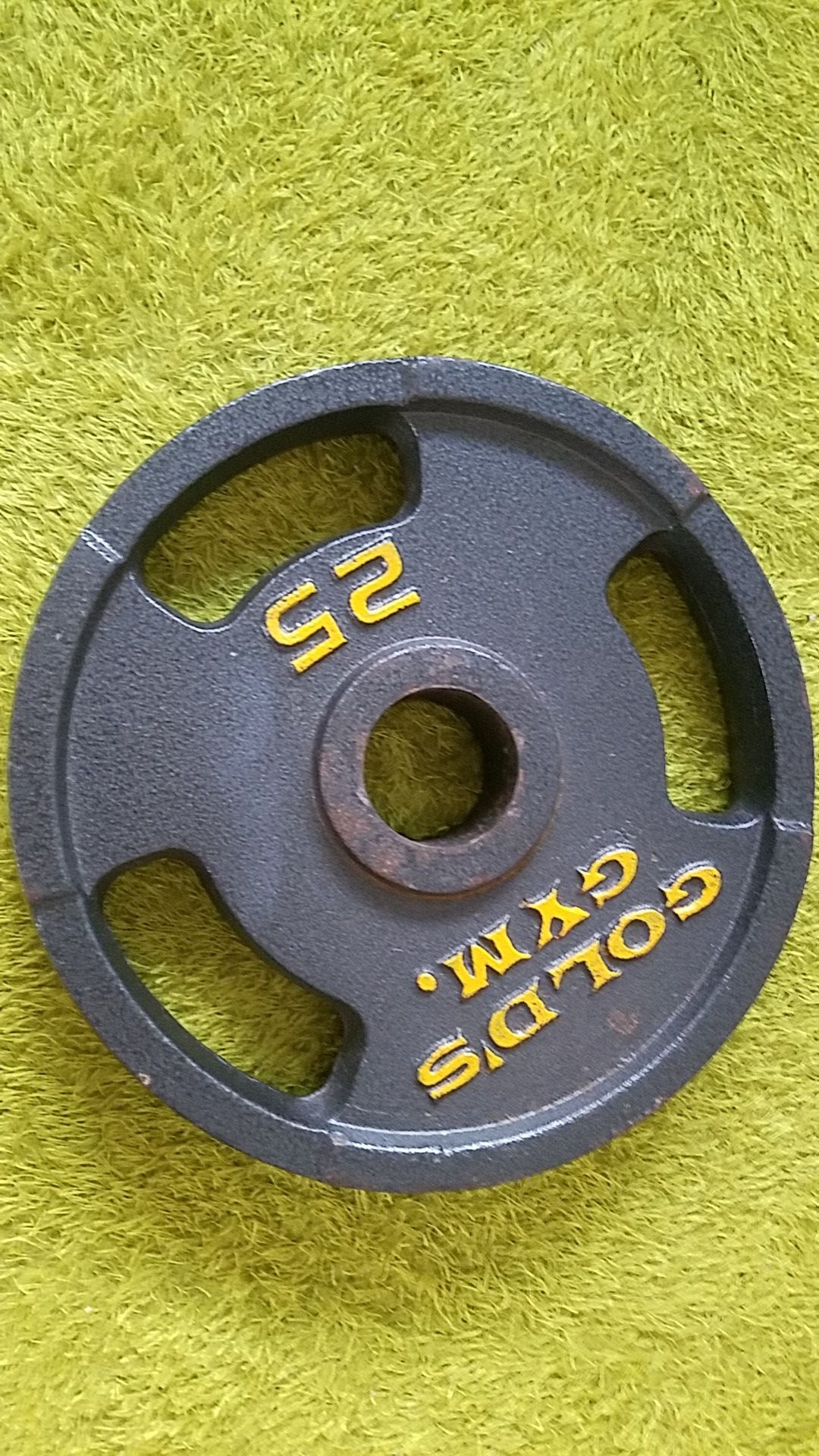 Gold's Gym 25 pound plate