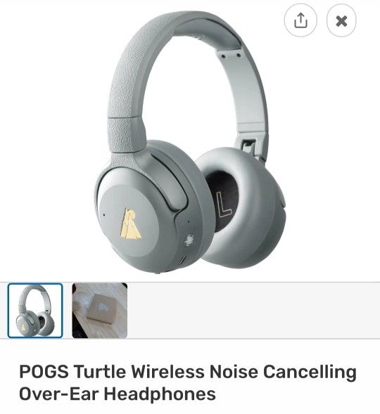 POGS Turtle Wireless Noise Cancelling Over-Ear Headphones π§