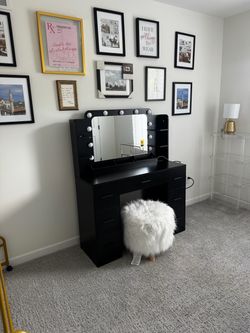 Brand new vanity and stool