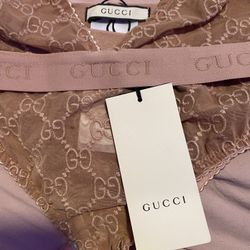gucci lingerie set with tag 