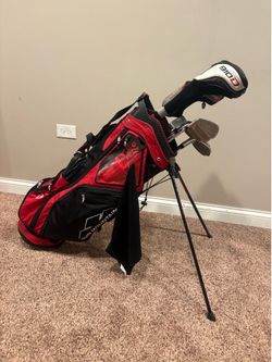 Men’s RH Golf Club Set + Sun Mountain Bag (Callaway/Titleist/Top Flight)