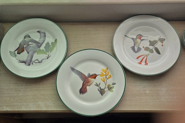 Hummingbird Dishes For 6