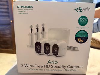 Arlo 3 Wire Free-HD Security Cameras