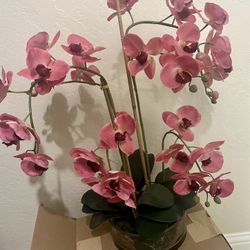 Pink Artificial Flowers For $12 