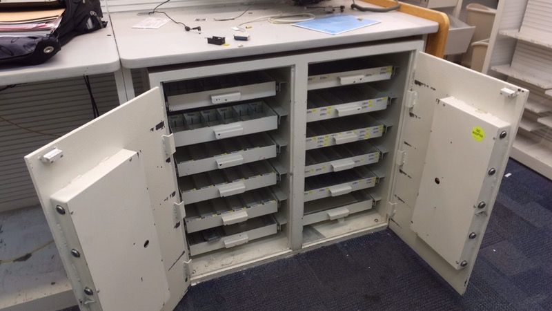 Pharmacy safe 2 door