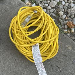 Heavy Duty Extension Cord - 100', 12 Gauge, Yellow