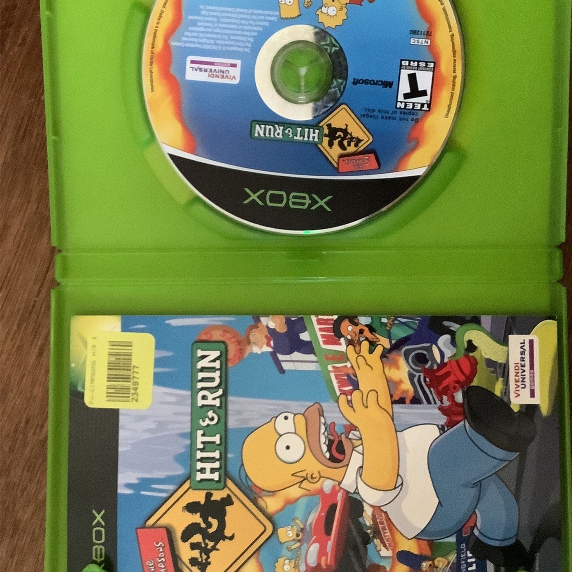 Simpsons Hit And Run Xbox for Sale in Wake Forest NC OfferUp