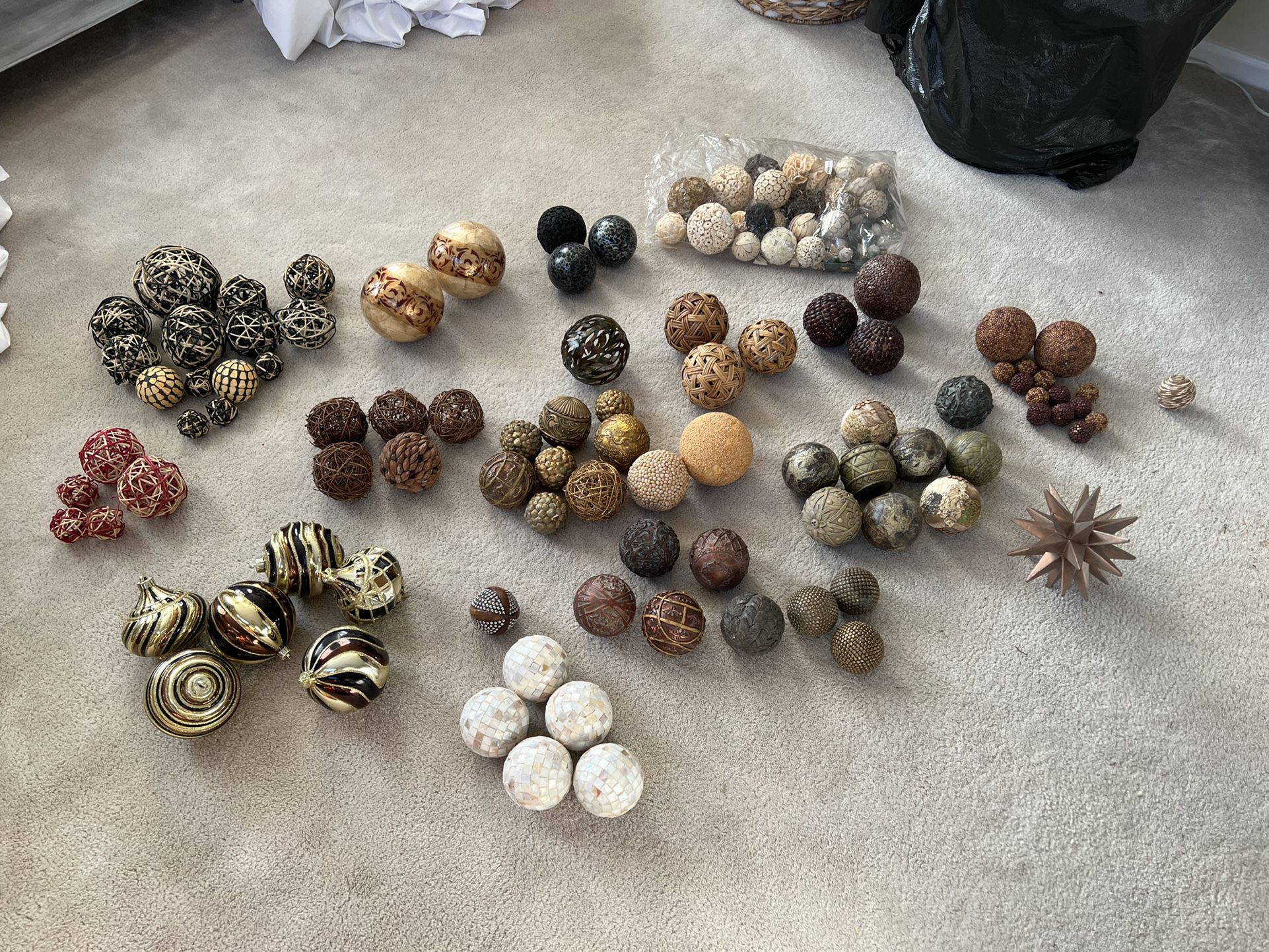 Tons of decorative Balls
