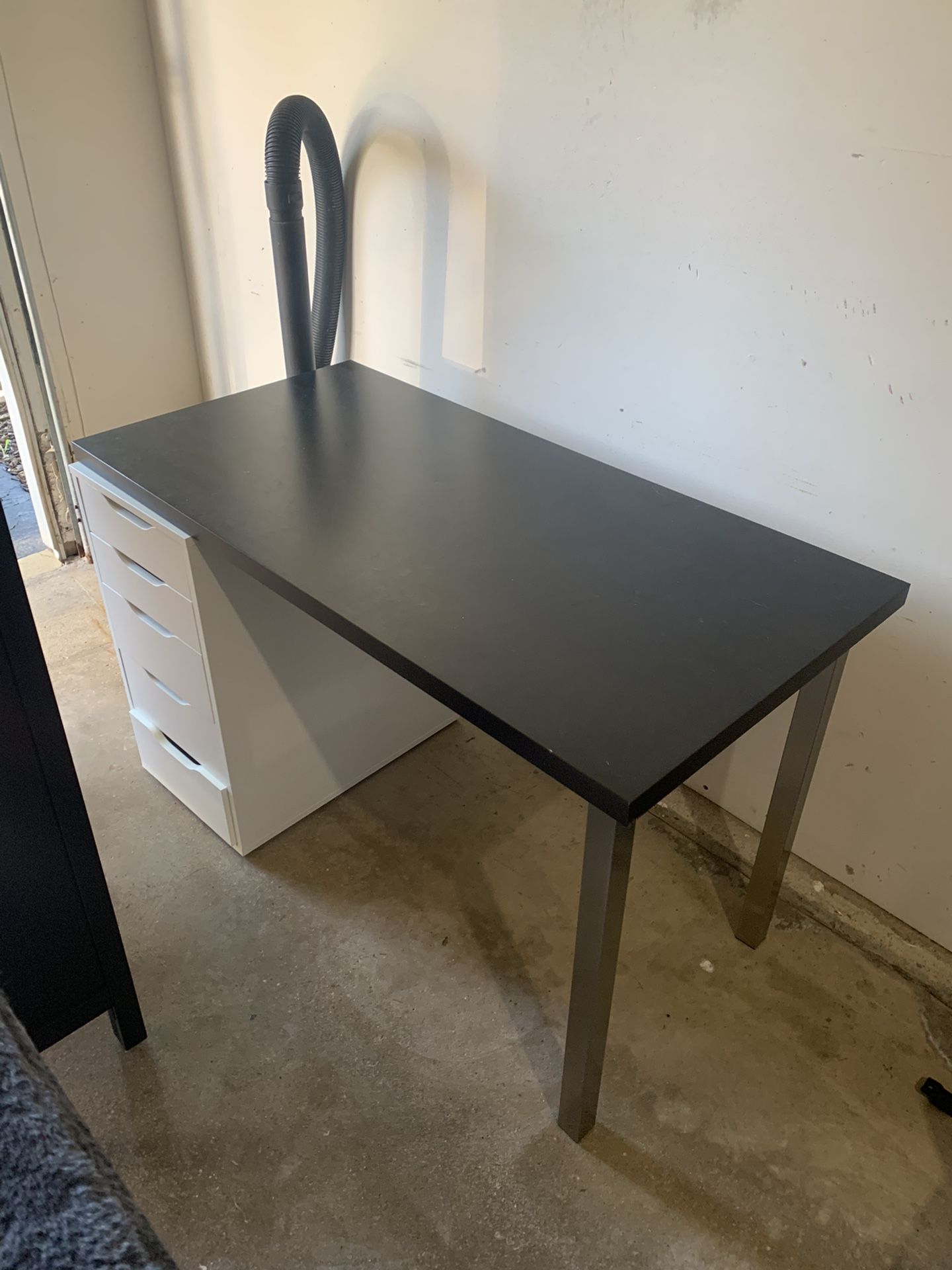 Desk, Drawers. IKEA