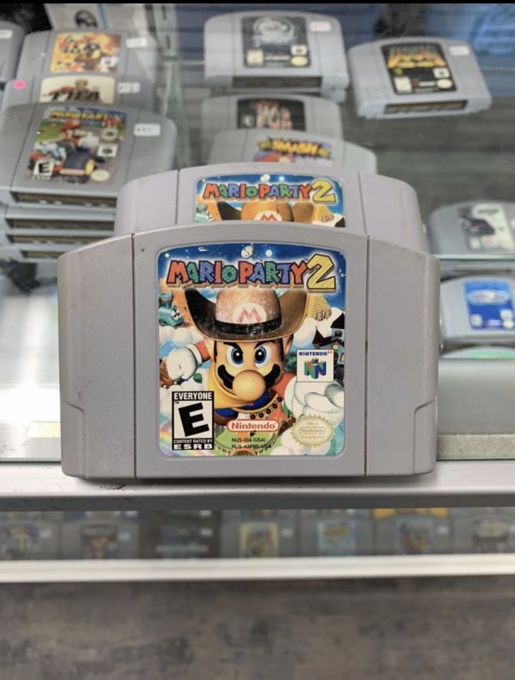 Mario Party 2 N64 $65-$70 Each Gamehogs 11am-7pm