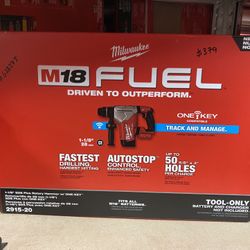 Milwaukee M18 FUEL 18V Lithium-Ion Brushless Cordless SDS-Plus 1-1/8 in. Rotary Hammer Drill (Tool-Only)