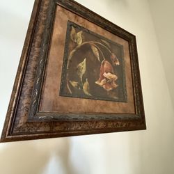 Framed Floral Art