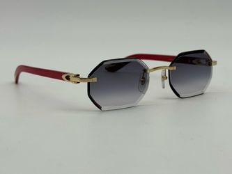 CARTIER C DECOR RED WOOD GOLDEN SUNGLASSES BRAND NEW CT0439S 100% GENUINE~ $3400
