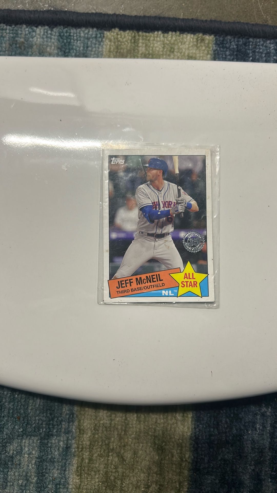 2020 Topps 1985 Topps Baseball All-Stars Gold #85AS-45Jeff McNeil 03/50